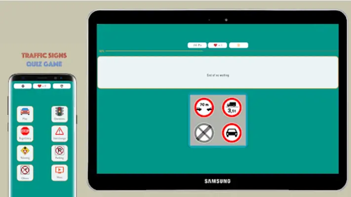 Traffic Signs Game Road sign android App screenshot 0