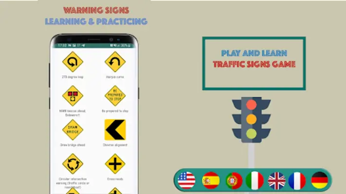 Traffic Signs Game Road sign android App screenshot 10