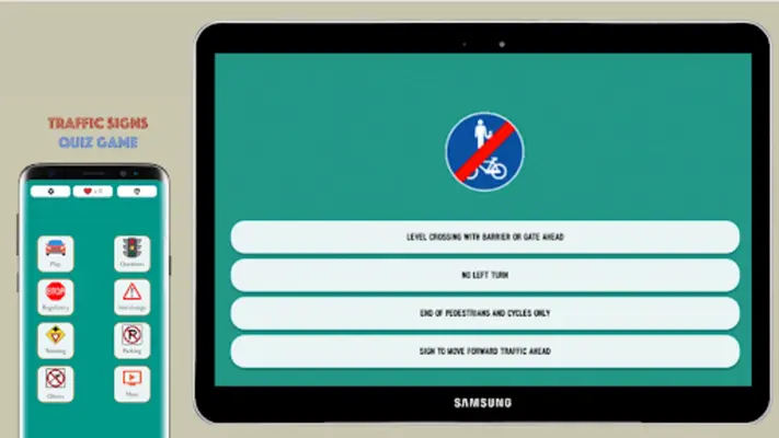 Traffic Signs Game Road sign android App screenshot 2