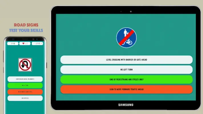 Traffic Signs Game Road sign android App screenshot 3