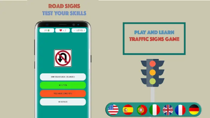 Traffic Signs Game Road sign android App screenshot 5